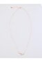 Elegant Necklace with Gold Color Stone Detail