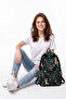 4-Compartment Large Size Music-Themed Pattern Backpack - Daily Use Women's Backpack - 7