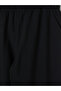 Lcw Grace Black Women's Elastic Waist Pants - 7
