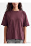 Xside Plum Crew Neck Modal Blend Women's T-Shirt - 3