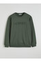 Lcw Vision Green Crew Neck Printed Men's Sweatshirt - 5