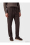 Lcw Vision Brown Regular Fit Dobby Men's Trousers - 2