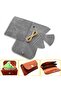 DIY Perga Leather Card Holder Craft Kit, Do-It-Yourself Handmade Horizontal Wallet and Card Holder Kit for Men and Women
