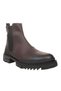 Men's Rubber Sole Men's Chelsea Boots Brown - 3