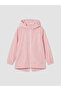 Pink Hooded Girl's Raincoat
