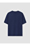 Lcw Dream Blue Crew Neck Embroidered Women's Shorts Pajamas Set - 8