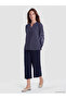 Alita City with a Difference of Lcw Grace Navy Blue Plain Standard & Regular Women's Capri