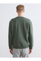 Lcw Vision Green Crew Neck Printed Men's Sweatshirt - 4