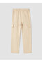 Rmz Gi̇yi̇m Farkiyla Girls' Cargo Pants with Waist Drawstring - 4