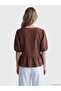 Rmz Gi̇yi̇m Farkiyla V Planting Bow Detailed Blouse - 5