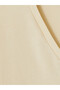 Two Mt Shop Quality Lcw Curve Beige Combed Cotton Plain Standard & Regular Long Sleeve Women's T-Shirt - 4