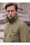 Southblue Brown Regular Fit Double-Breasted Collar Men's Trench Coat