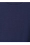 Two Mt Shop Quality Lcw Vision Navy Blue Interlock Plain Narrow & Slim Short Sleeve Women's T-Shirt - 5