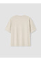 Lcw Vision Beige Crew Neck Men's Combed Cotton T-Shirt - 7