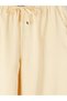 Lcw Vision Yellow Wide Leg Women's Trousers with Elastic Waist - 7