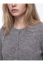 Xside Gray Crew Neck Women's Knitwear Cardigan - 3