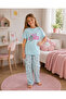 Girl's Short Sleeve, Long Sleeve'Girl Power' Printed Polka Dot Pattern 100% Cotton Pajama Set - 2