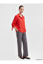 Lcw Everyday Red Textured Women's Shirt - 2