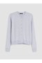 Lcw Modest Blue Crew Neck Women's Knitwear Cardigan - 4