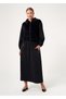 Women's Plush Detailed Skirt Suit Black 31527 - 2