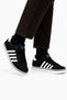 Men's Faylon Sole Linen Sneaker Shoes Black - White - 4