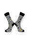 Single Unisex Striped Cat Patterned Socks - 2