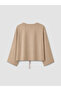 Lcw Modest Beige Ornate Buttoned Oversize Women's Kimono - 2
