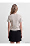 Lcw Vision Beige Short Sleeve Women's Knitwear Sweater - 4