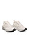 White-Silver Mesh Lightweight Memory Comfortable Sole Men's Running, Walking and Sports Shoes Space m - 4