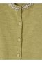Lcw Studio Green Crew Neck Stoned Women's Knitwear Cardigan - 6