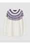 Lcw Modest Lilac Crew Neck Patterned Women's Knitwear Sweater - 5