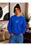 Women's Sea Shell and Starfish Printed Round Neck Casual Cotton Basic Sweathirt