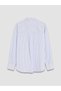 Timeless Clothing & Timeless Choices Striped Loose Fit Oxford Women's Shirt - 8