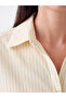 Lcw Studio Yellow Striped Women's Shirt - 3