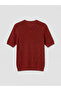 Lcw Everyday Red Crew Neck Openwork Women's Knitwear Sweater - 6