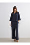Textured Oversize Women's Shirt - 2