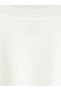 Alita City Lcw Vision Ecru Knitwear Plain Midi Women's Skirt with a Difference - 6