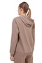 Women's Brown Sweatshirt Wb 18Sn77 Full Zip - 2