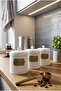 Galvanized Coating 3-Piece Tea Coffee Sugar Jar Set - 3