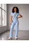 Women's Double Suit with Piping Detail - 4