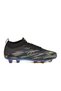 Black Sock-Lace Unisex Football Shoes Krampon Strike g - 2