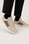 Men's Faylon Sole Linen Sneaker Shoes Beige - 4