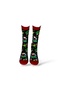 Single Unisex New Year Patterned Towel Socks - 4