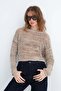 Crew Neck Openwork Knitwear T02689