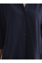 Textured Oversize Women's Shirt - 3