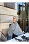 Solid Color Tulle Shawl-Grey - 7