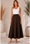 Women's Knitted Scuba Crepe Casual Skirt Length:94-95Cm