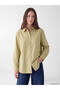 Lcw Modest Khaki Loose Fit Women's Shirt