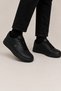Men's Faylon Sole Skin Sneaker Shoes Black