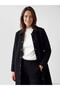 Lcw Grace Black Shirt Collar Quilted Women's Ferace - 2